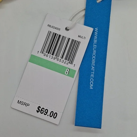 BLEU Rod Beattie Shirred Side Tie Hipster Bikini Bottom Multicolor 8 - Picture 10 of 10